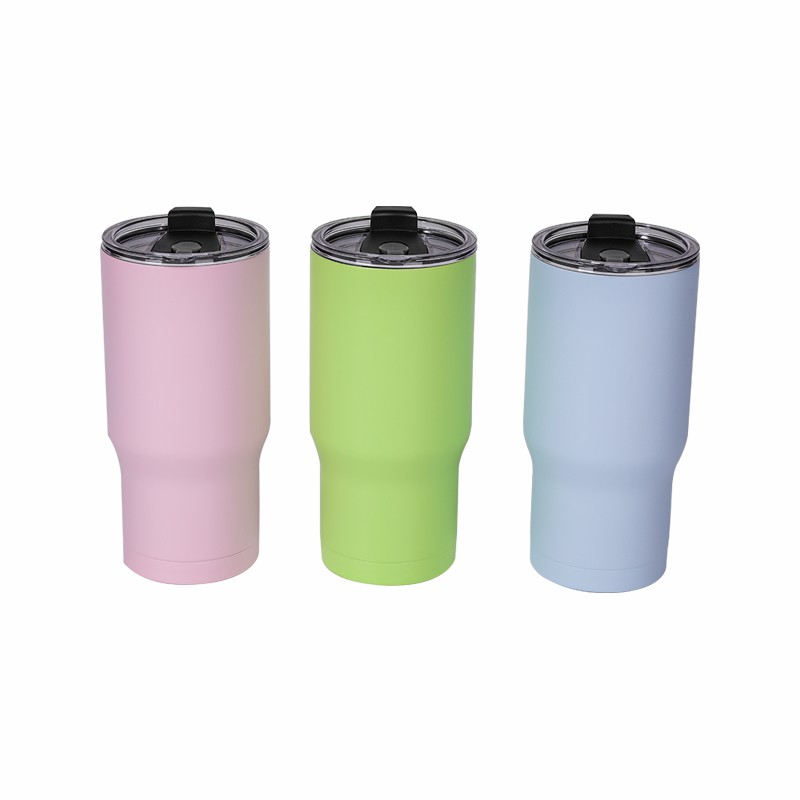 24oz 700ml 304 Stainless Steel Double-Layer Ice Mug Large-Capacity Creative Vacuum Travel Car Mug