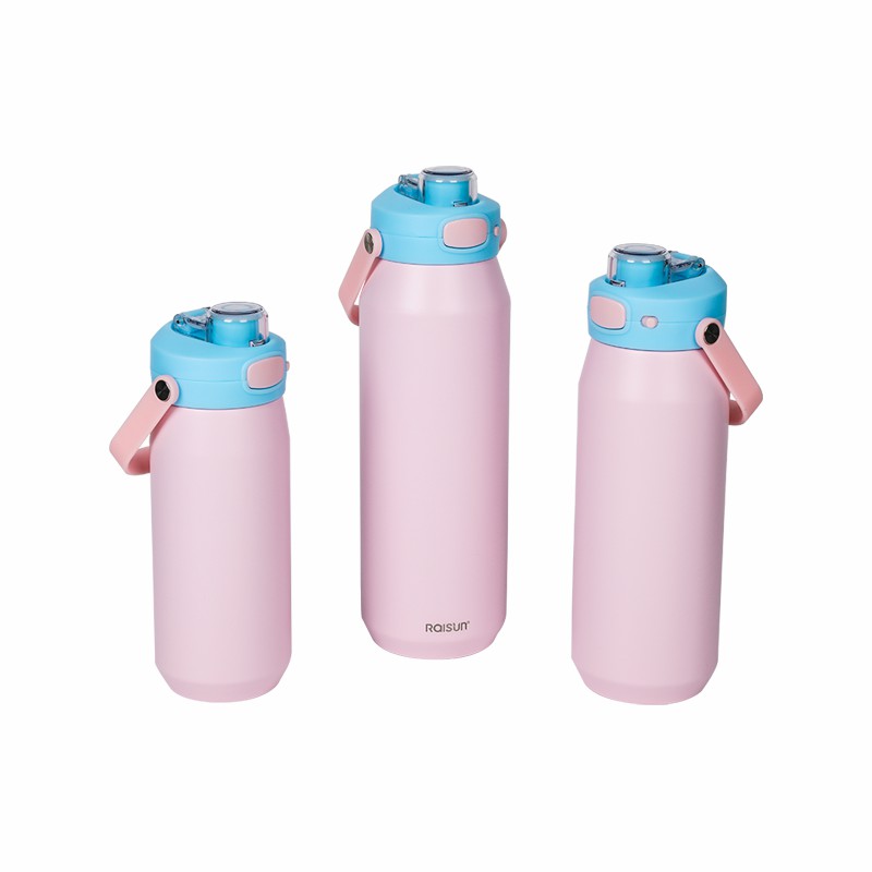 500ml 700ml 750ml 1000ml Stainless Steel Sport Insulated Water Bottle With Lid And Portable Handle